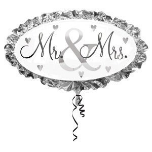 Folienballon Mr & Mrs