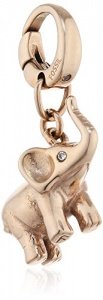 Fossil Jewelry Damen-Charm Elefant