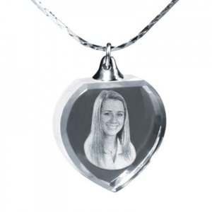 Foto-Anhänger Glasherz