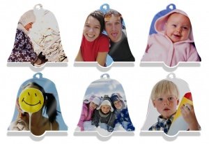Foto-Geschenkanhänger Glocke