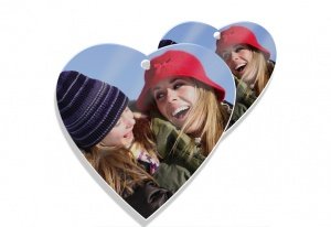 Foto-Geschenkanhänger Herz