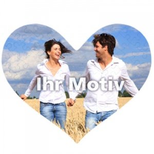 Foto-Herzpuzzle A4