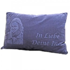 Foto-Kissen mit Wunschgravur