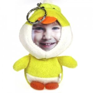 Foto-Puppen Schlüsselanhänger Küken