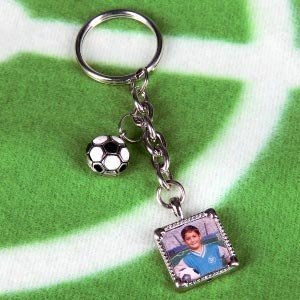 Foto-Schlüsselanhänger mit Fußball für Sportler