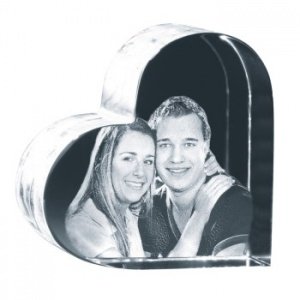 Foto im Glas – Herz