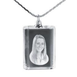 Foto in Glas - Glasanhänger Rechteck