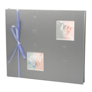 Fotoalbum Kleine Blume, eisblau