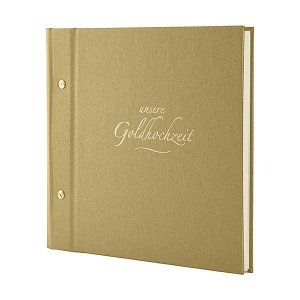 Fotoalbum Los Angeles, quadratisch, gold