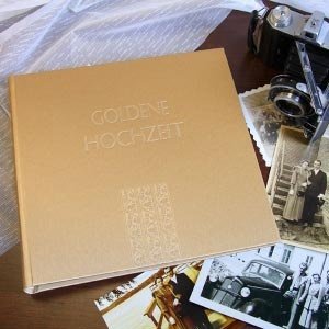 Fotoalbum in metallic Gold *Goldhochzeit