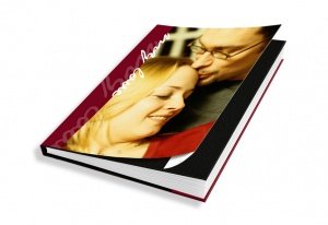 Fotobuch Leder mit Schutzumschlag