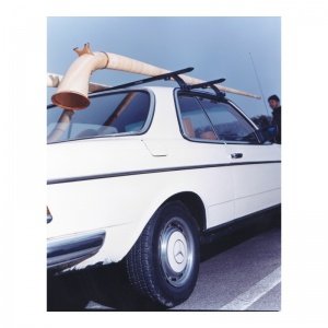 Fotodruck Alphorntransport von Rene Ruis