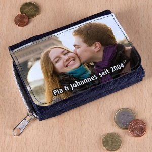 Fotogeldbörse mit Text für Kinder und Ju