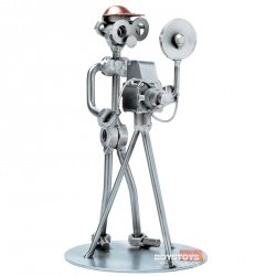 Fotograf mit Kamera Schraubenmännchen