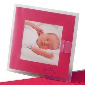 Fotokarte Dolores, fuchsia