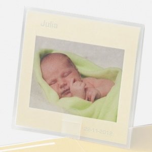 Fotokarte Mercedes, creme