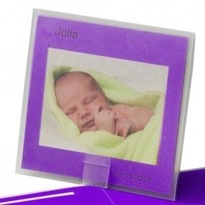 Fotokarte Mercedes, lila