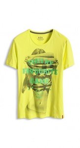 Fotoprint Baumwoll Jersey T-Shirt