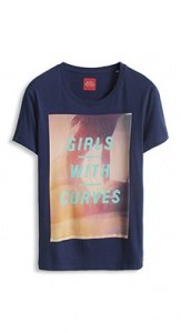 Fotoprint Baumwoll Jersey T-Shirt