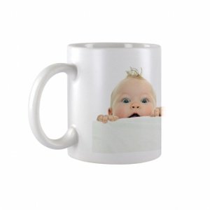 Fototasse - klassisch weiß