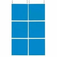 Frame Raumteiler transp. blau von Koziol