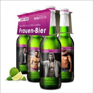 Frauen-Bier mit Träger