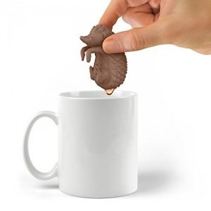 Fred & Friends Cute Igel Tee-Ei, braun