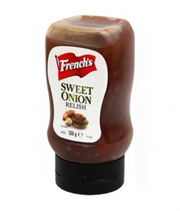 French´s Hamburger Garnierung auf Zwiebe