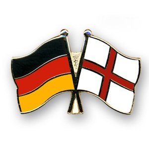 Freundschafts-Pin "Deutschland-England"