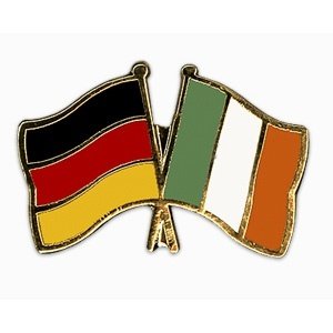 Freundschafts-Pin "Deutschland-Irland"