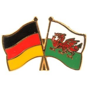 Freundschafts-Pin "Deutschland-Wales"