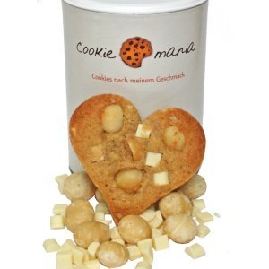 Frische Herz-Cookies *Macadamia*