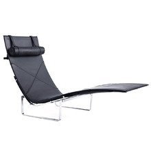Fritz Hansen - Liegesessel PK24, Leder s