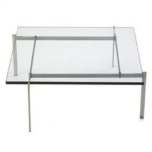 Fritz Hansen PK61 Tisch - Glas, 80x80 cm