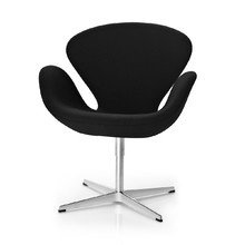 Fritz Hansen Schwan Sessel - Tonus, schw