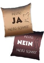 Frivoler Ja-/Nein-Kissenbezug für Paare 
