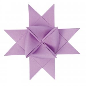 Fröbelsterne Bastelset, lila