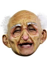 Fröhlicher Alter Kinnlose Maske