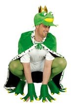 Froschkönig Märchen Kostüm-Set grün