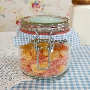 Fruchtschnitten Bonbonglas