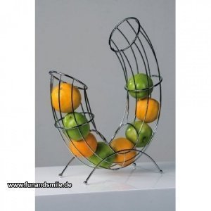 Früchtekorb im Design einer Achterbahn P