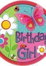 Frühlingsparty Pappteller groß 8 St.