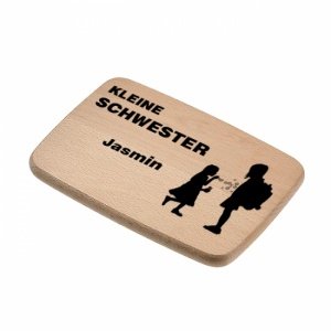 Frühstücksbrett *Kleine Schwester*