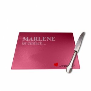 Frühstücksbrett *Sie ist wundervoll*mit 