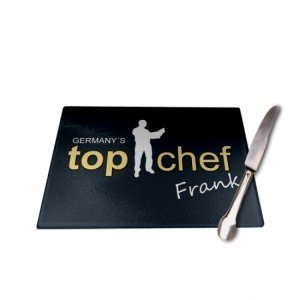 Frühstücksbrett *TOP CHEF* mit Namen ges
