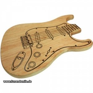Frühstücksbrett in Gitarren-Op