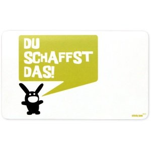 Frühstücksbrettchen `Du schaffst das`