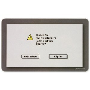 Frühstücksbrettchen Ei köpfen