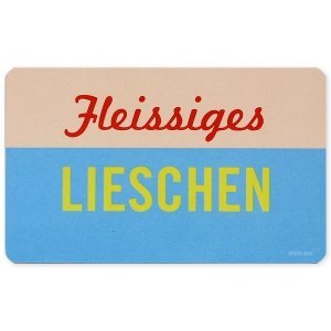 Frühstücksbrettchen Fleissiges Lieschen