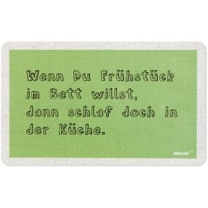 Frühstücksbrettchen `Frühstück im Bett`